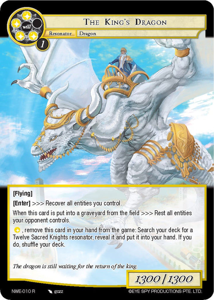 The King's Dragon (NWE-010 R) [A New World Emerges]