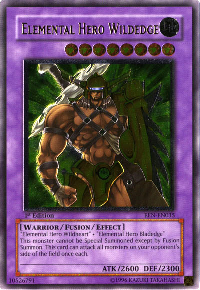 Elemental Hero Wildedge [EEN-EN035] Ultimate Rare 