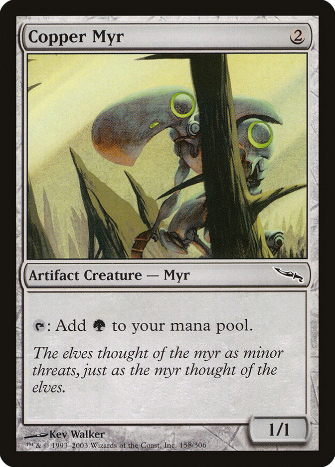 Copper Myr [Mirrodin] 