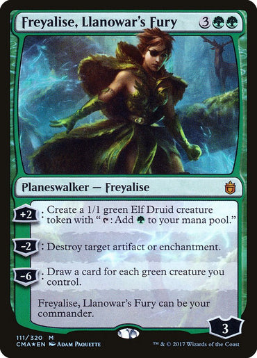 Freyalise, Llanowar's Fury [Commander Anthology] 