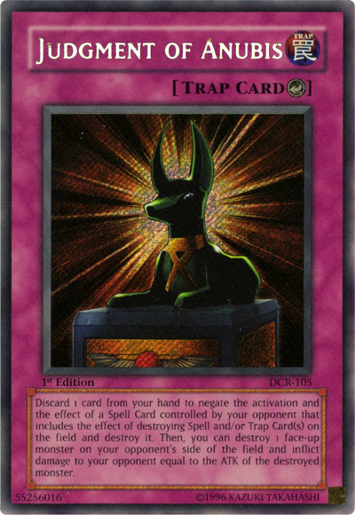 Judgment of Anubis [DCR-105] Secret Rare 
