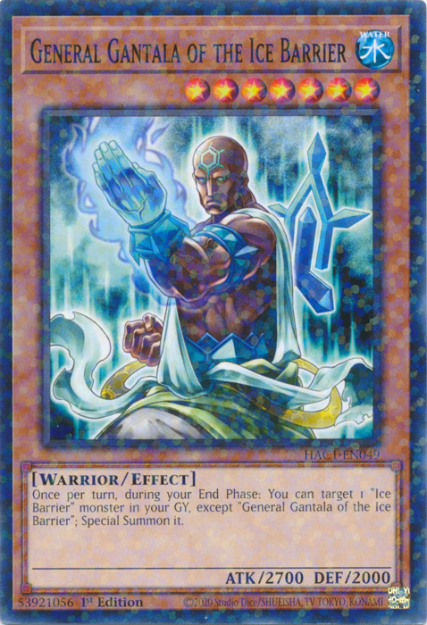 General Gantala of the Ice Barrier (Duel Terminal) [HAC1-EN049] Common 