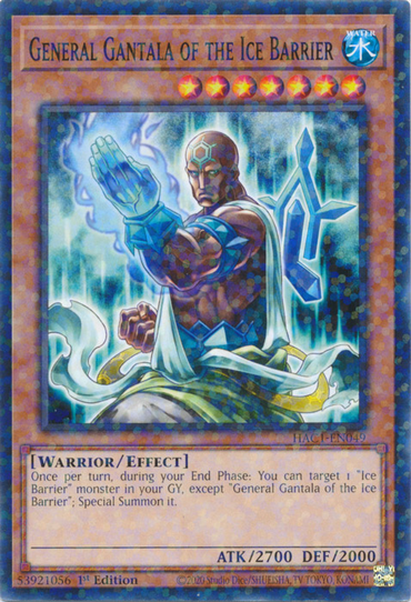 General Gantala of the Ice Barrier (Duel Terminal) [HAC1-EN049] Common 