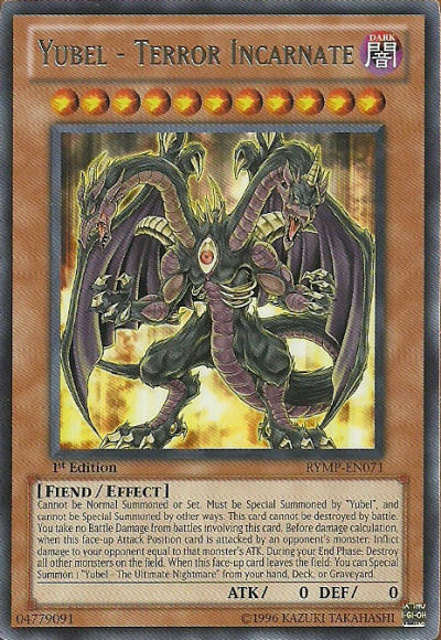 Yubel - Terror Incarnate [RYMP-EN071] Rare 