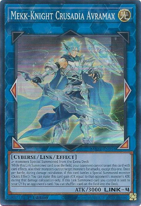 Mekk-Knight Crusady Avramax [MAZE-EN054] Super Rare 
