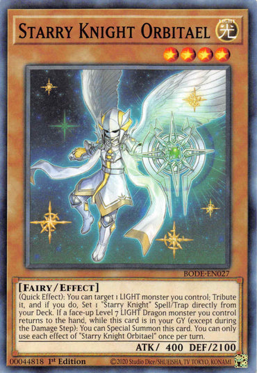 Starry Knight Orbitael [BODE-EN027] Common 