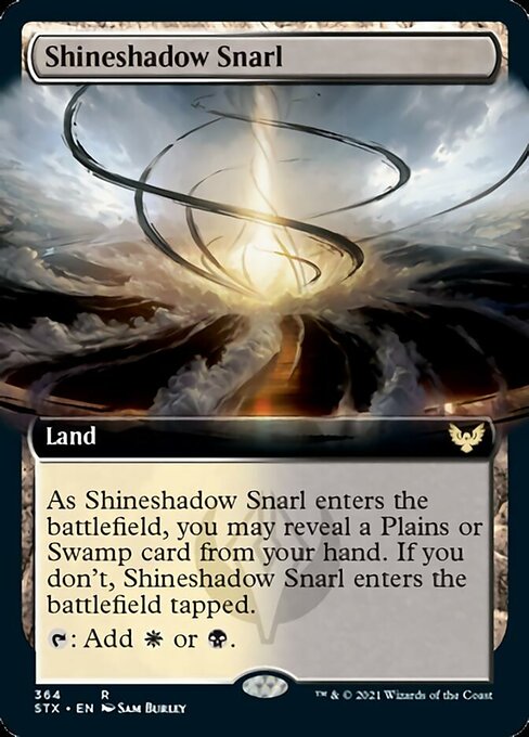 Shineshadow Snarl (Extended Art) [Strixhaven: School of Mages] 