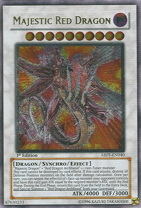 Majestic Red Dragon [ABPF-EN040] Ultimate Rare 