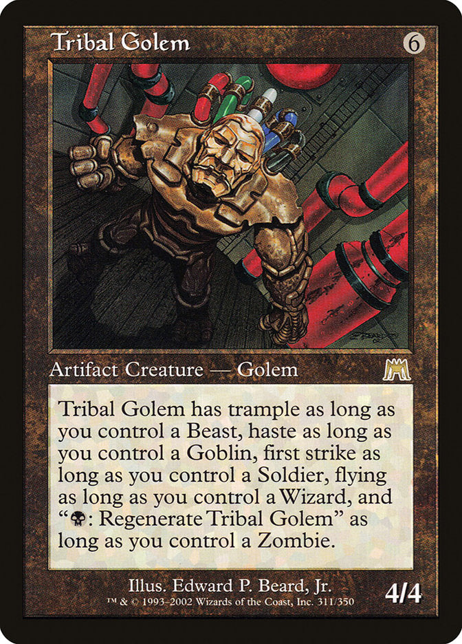 Tribal Golem [Onslaught] 