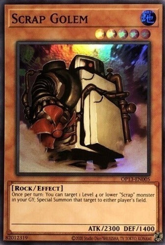 Scrap Golem [OP13-EN005] Super Rare 