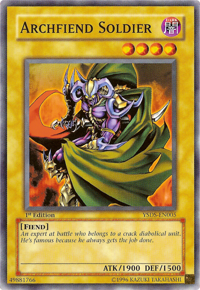 Archfiend Soldier [YSDS-EN005] Common 