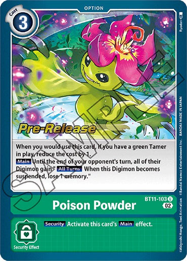 Poison Powder [BT11-103] [Dimensional Phase Pre-Release Promos] 