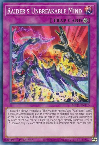 Raider's Unbreakable Mind [MP21-EN210] Common 