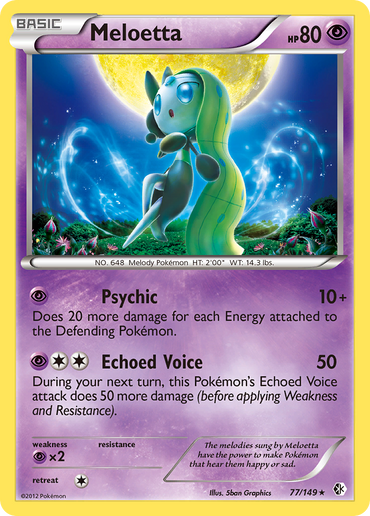 Meloetta (77/149) (Theme Deck Exclusive) [Black & White: Boundaries Crossed]