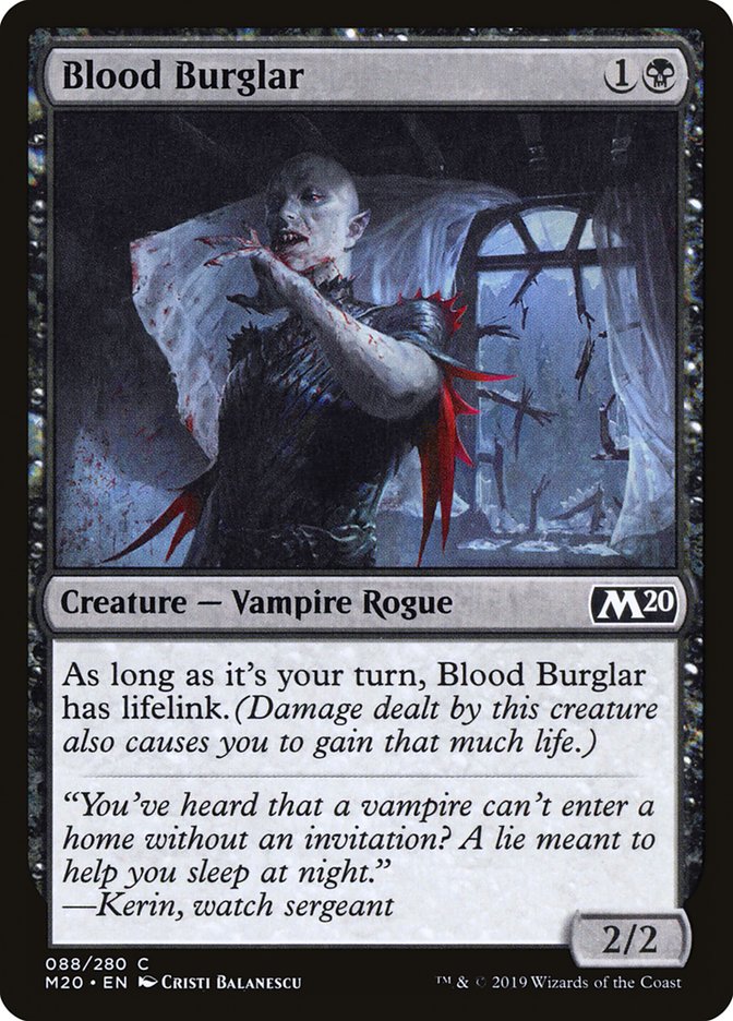 Blood Burglar [Core Set 2020]