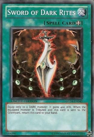 Sword of Dark Rites [GLD4-EN042] Common 