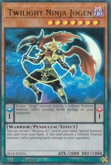 Twilight Ninja Jogen [BLLR-EN016] Ultra Rare 