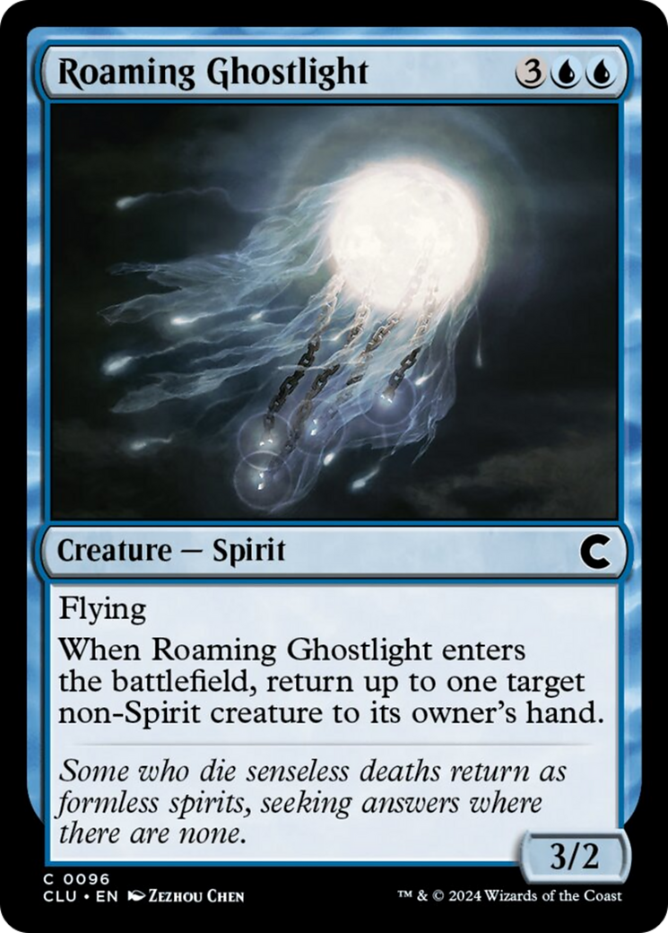 Roaming Ghostlight [Ravnica: Clue Edition] 