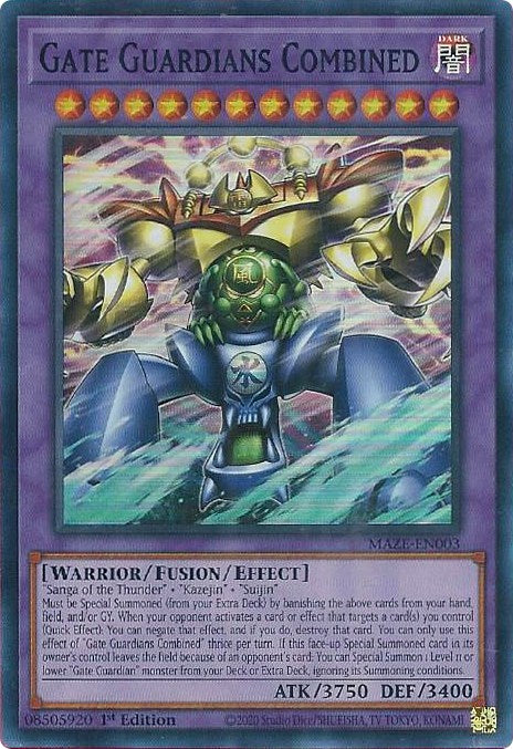 Gate Guardians Combined [MAZE-EN003] Super Rare 