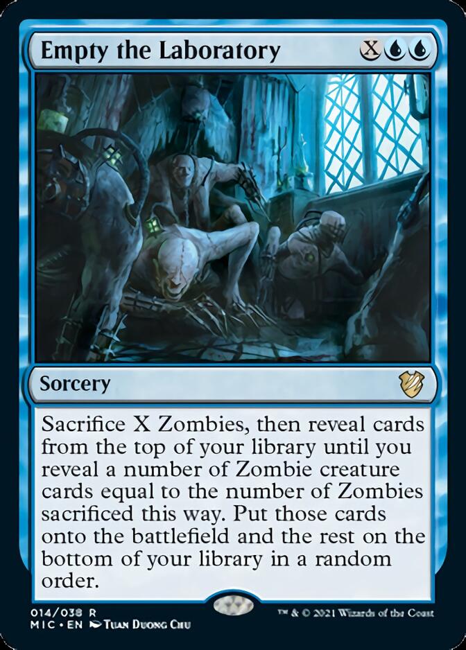 Empty the Laboratory [Innistrad: Midnight Hunt Commander] 