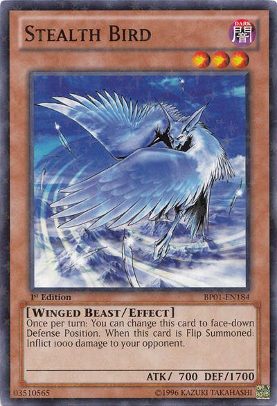 Stealth Bird [BP01-EN184] Starfoil Rare 