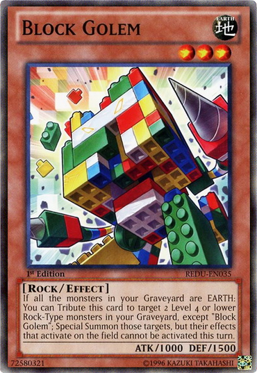 Block Golem [REDU-EN035] Common 