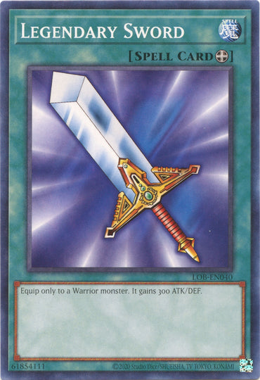 Legendary Sword (25th Anniversary) [LOB-EN040] Common 