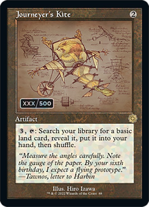 Journeyer's Kite (Retro Schematic) (Serialized) [The Brothers' War Retro Artifacts] 