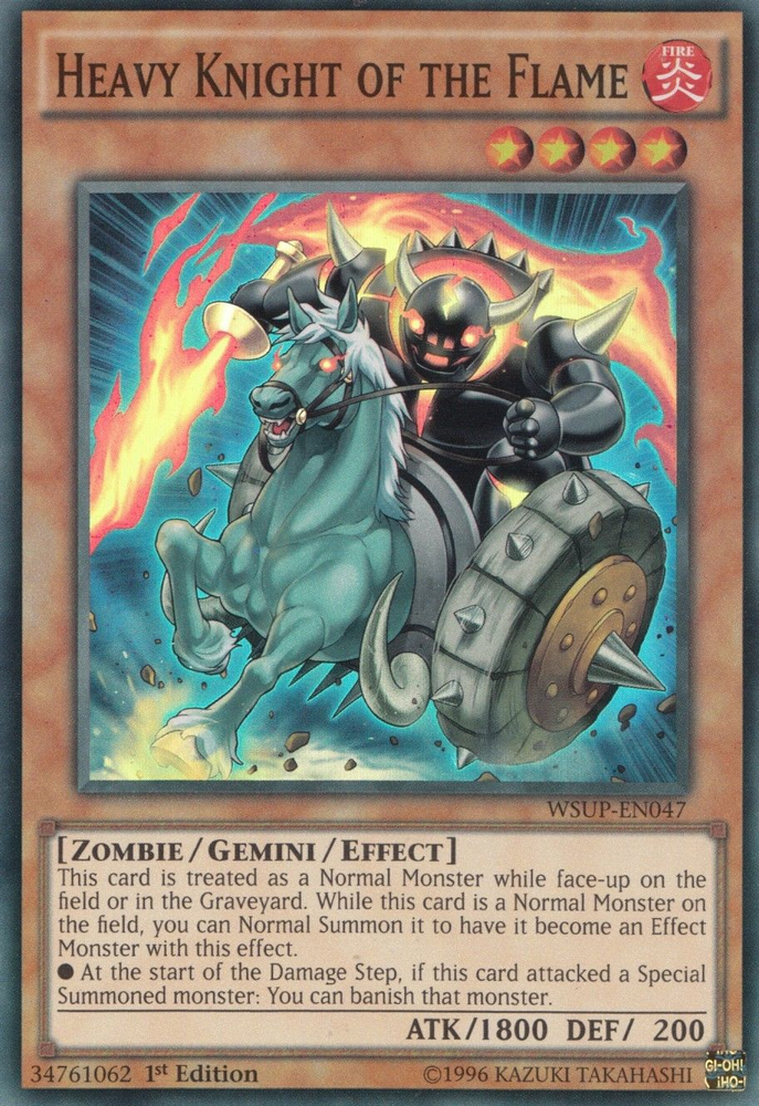 Heavy Knight of the Flame [WSUP-EN047] Super Rare 
