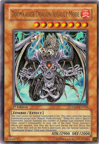 Doomkaiser Dragon/Assault Mode [CRMS-EN019] Ultra Rare 