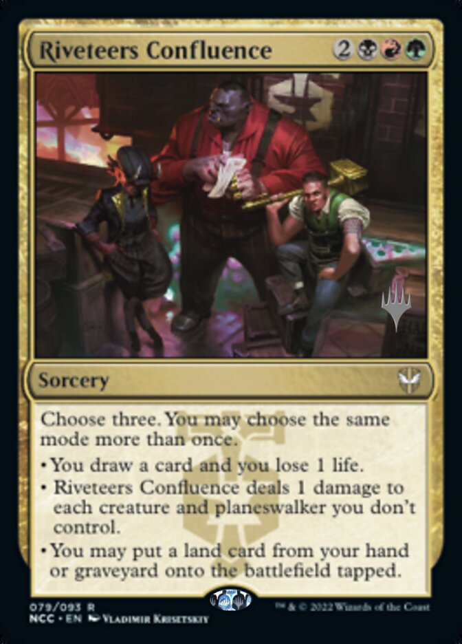 Riveteers Confluence (Promo Pack) [Streets of New Capenna Commander Promos] 