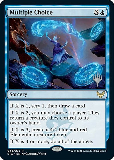 Multiple Choice (Promo Pack) [Strixhaven: School of Mages Promos] 