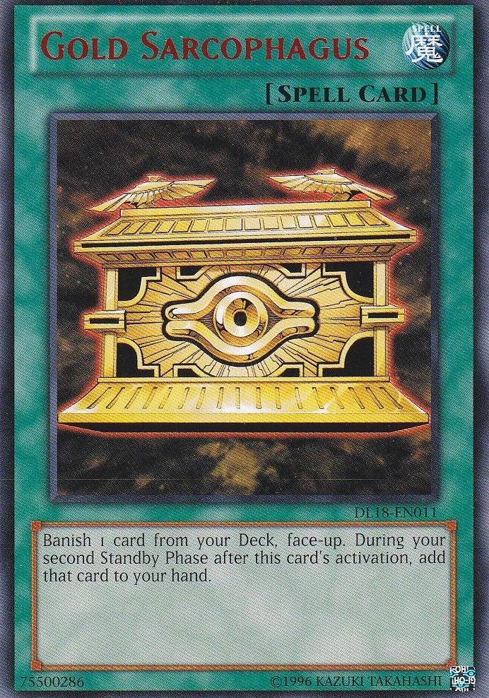 Gold Sarcophagus (Red) [DL18-EN011] Rare 