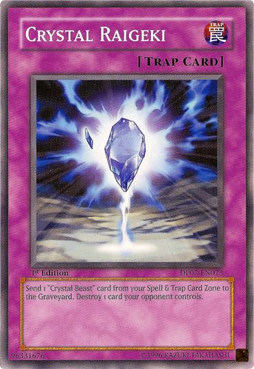 Crystal Raigeki [DP07-EN023] Common 