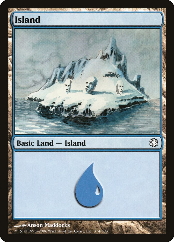 Island (374) [Coldsnap Theme Decks] 