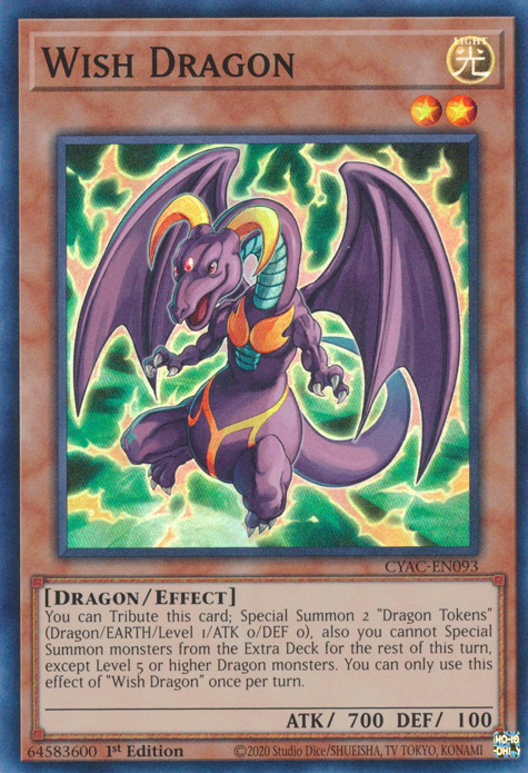 Wish Dragon [CYAC-EN093] Super Rare 