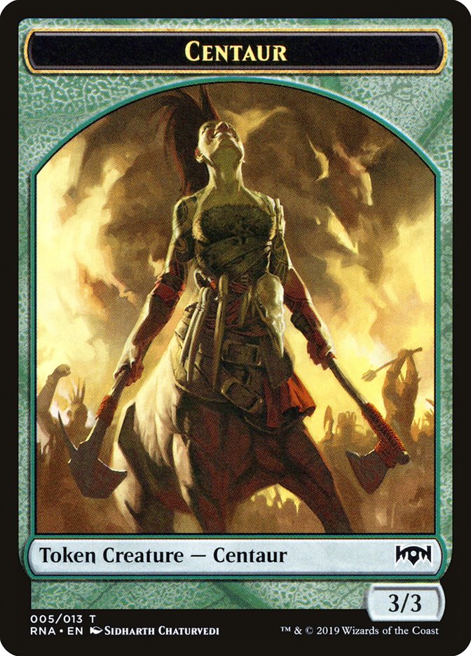 Centaur Token [Ravnica Allegiance Tokens] 