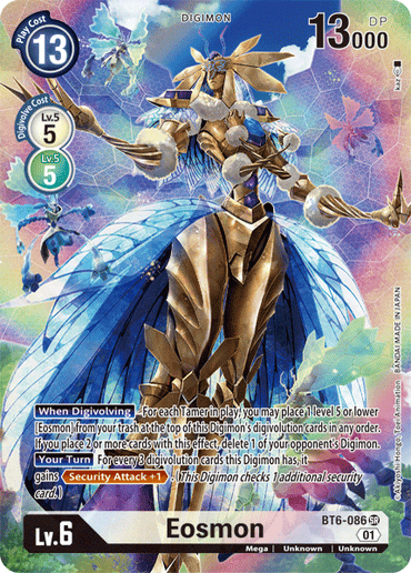 Eosmon [BT6-086] (Alternate Art) [Double Diamond]