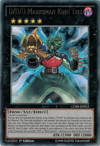 D/D/D Marksman King Tell [CORE-EN052] Rare 