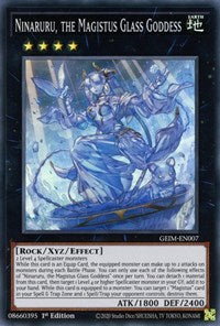 Ninaruru, the Magistus Glass Goddess [GEIM-EN007] Super Rare 