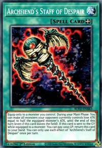 Archfiend's Staff of Despair [BLVO-EN063] Common 