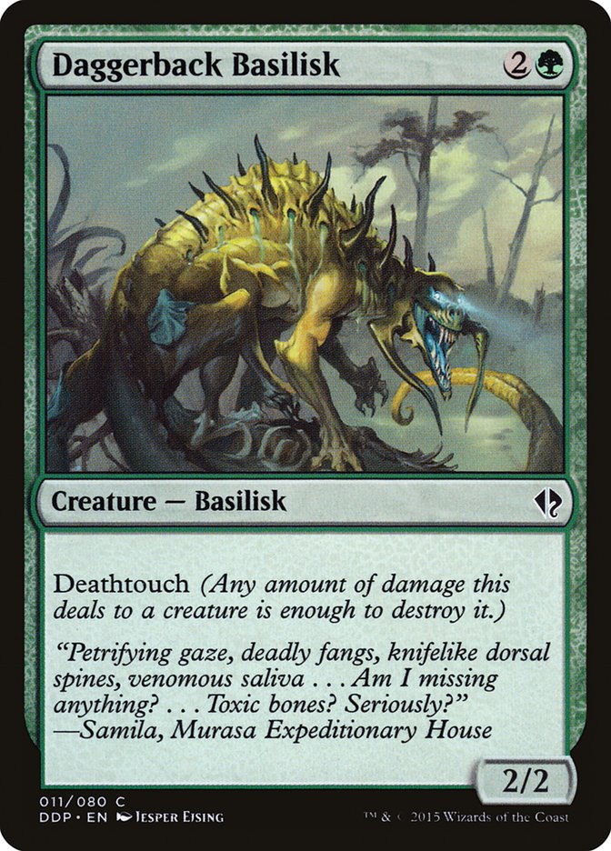 Daggerback Basilisk [Duel Decks: Zendikar vs. Eldrazi] 