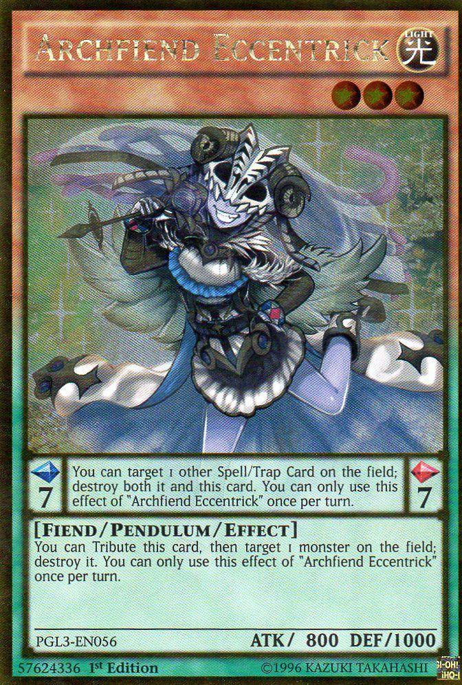 Archfiend Eccentrick [PGL3-EN056] Gold Rare 