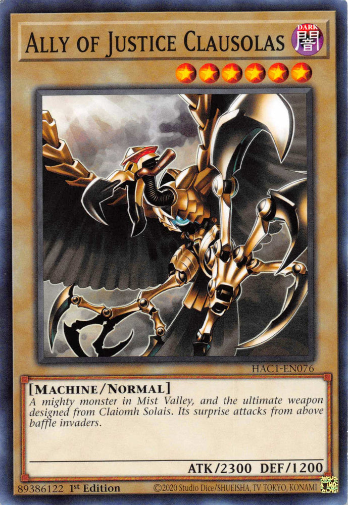 Ally of Justice Clauses [HAC1-EN076] Common 
