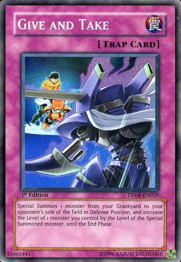 Give and Take [DP08-EN029] Super Rare 