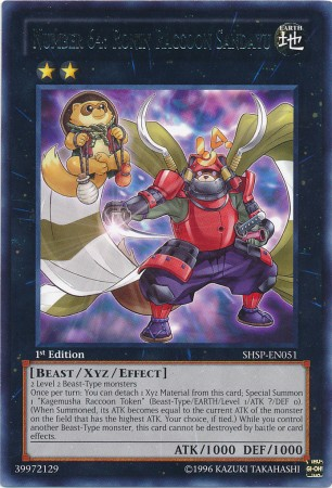 Number 64: Ronin Raccoon Sandayu [SHSP-EN051] Rare 