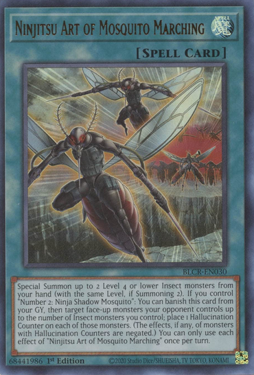 Ninjitsu Art of Mosquito Marching [BLCR-EN030] Ultra Rare 