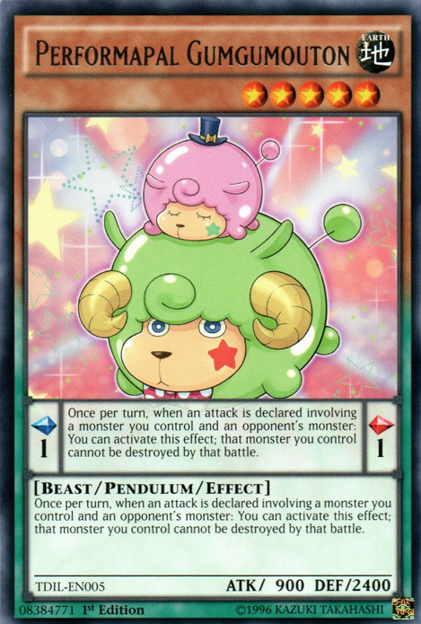 Performapal Gumgumouton [TDIL-EN005] Rare 