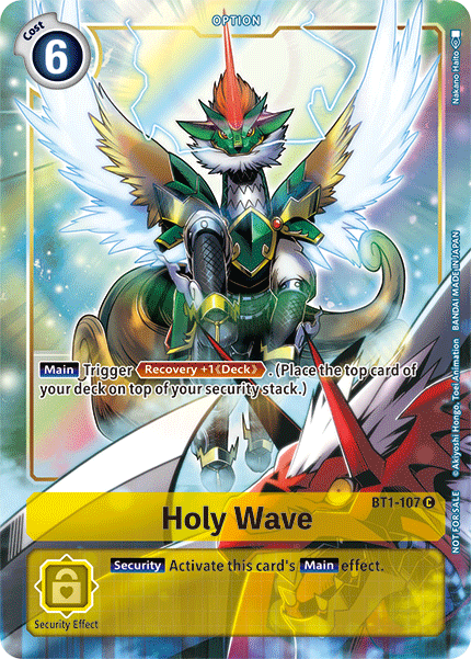 Holy Wave [BT1-107] (Dash Pack) [Release Special Booster Ver.1.5 Promos]