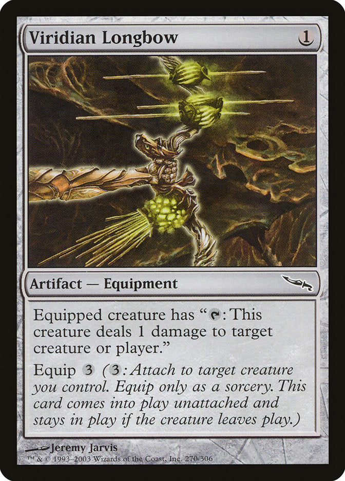 Viridian Longbow [Mirrodin] 